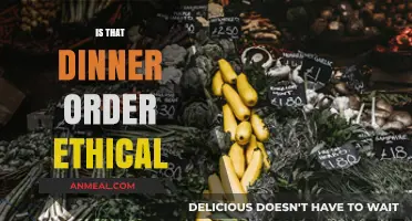 Is Your Dinner Order Ethical? Exploring Food Choices and Morality