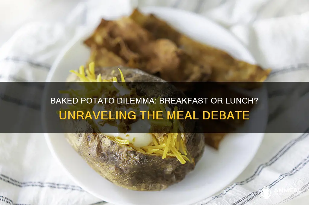 is the baked potato considered lunch or breakfast