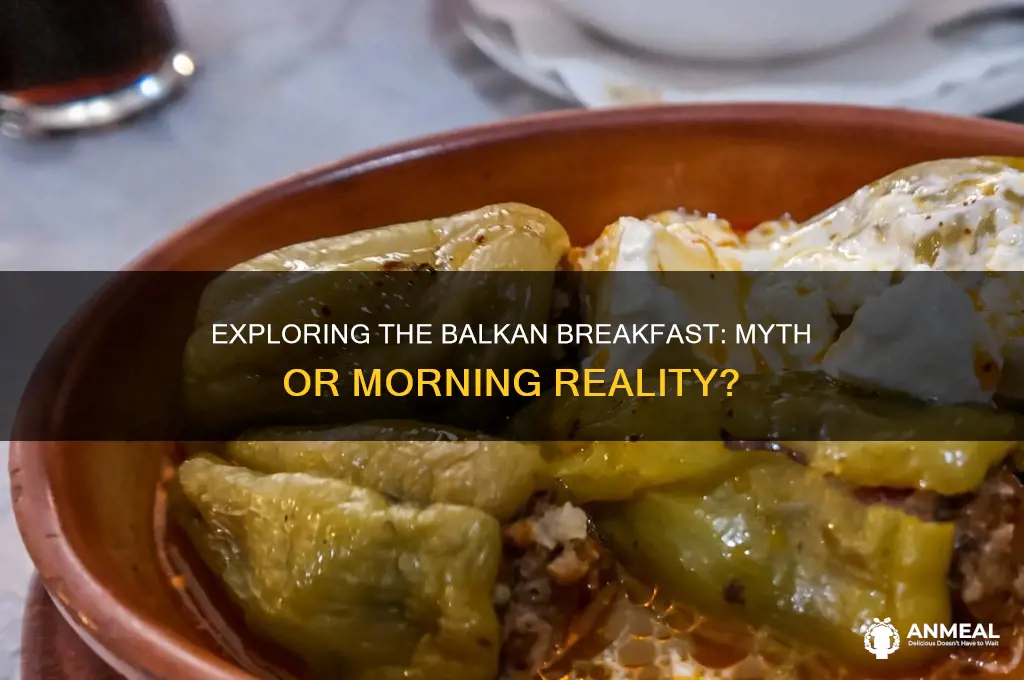 is the balkan breakfast real