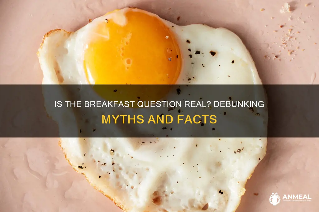 is the breakfast question real
