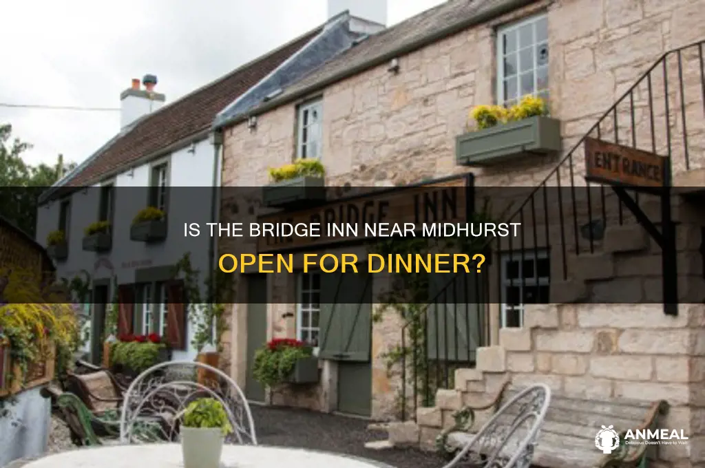 is the bridge inn near midhurst open for dinner