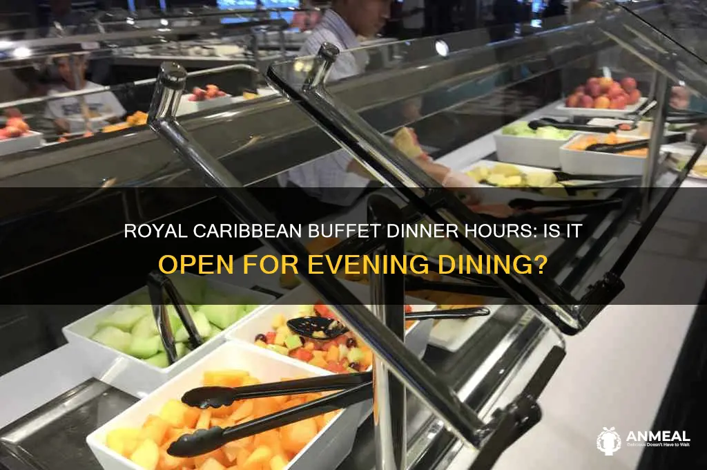is the buffet open for dinner on royal caribbean