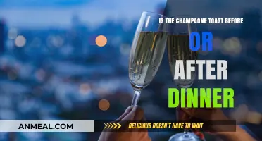Champagne Toast Timing: Before or After Dinner? A Guide