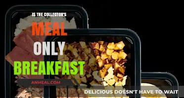 Is the Collector's Meal Exclusively Breakfast? Exploring Culinary Boundaries