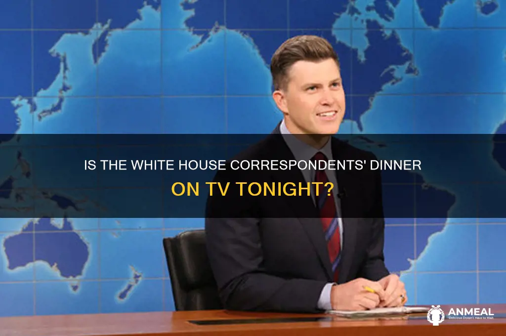 is the correspondents dinner on tv tonight