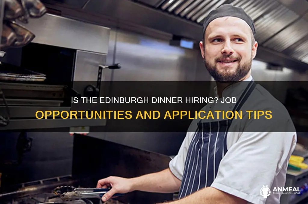 is the edinburgh dinner hiring
