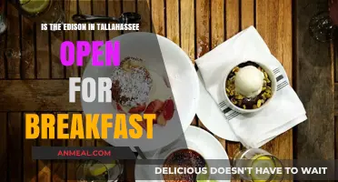 Is Edison in Tallahassee Serving Breakfast? Find Out Here