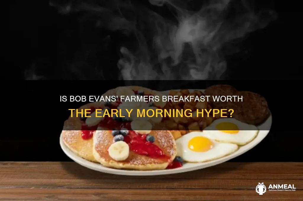 is the farmers breakfast at bob evans