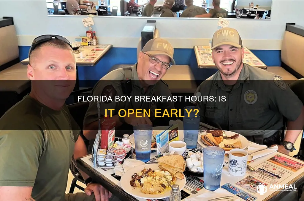 is the florida boy open for breakfast