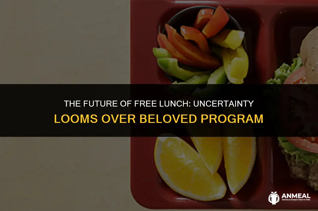 is the free lunch program ending
