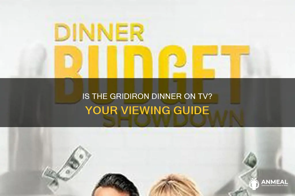 is the gridiron dinner on tv