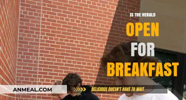 Is The Herald Open for Breakfast? Hours and Menu Details