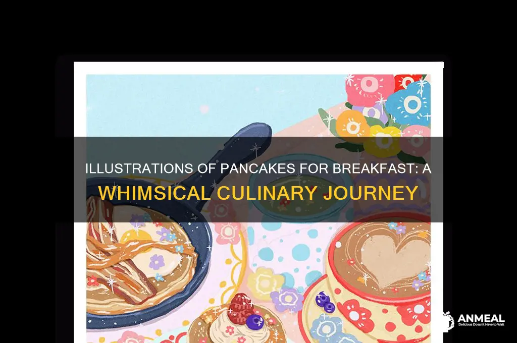 is the illustrations of pancakes for breakfast book