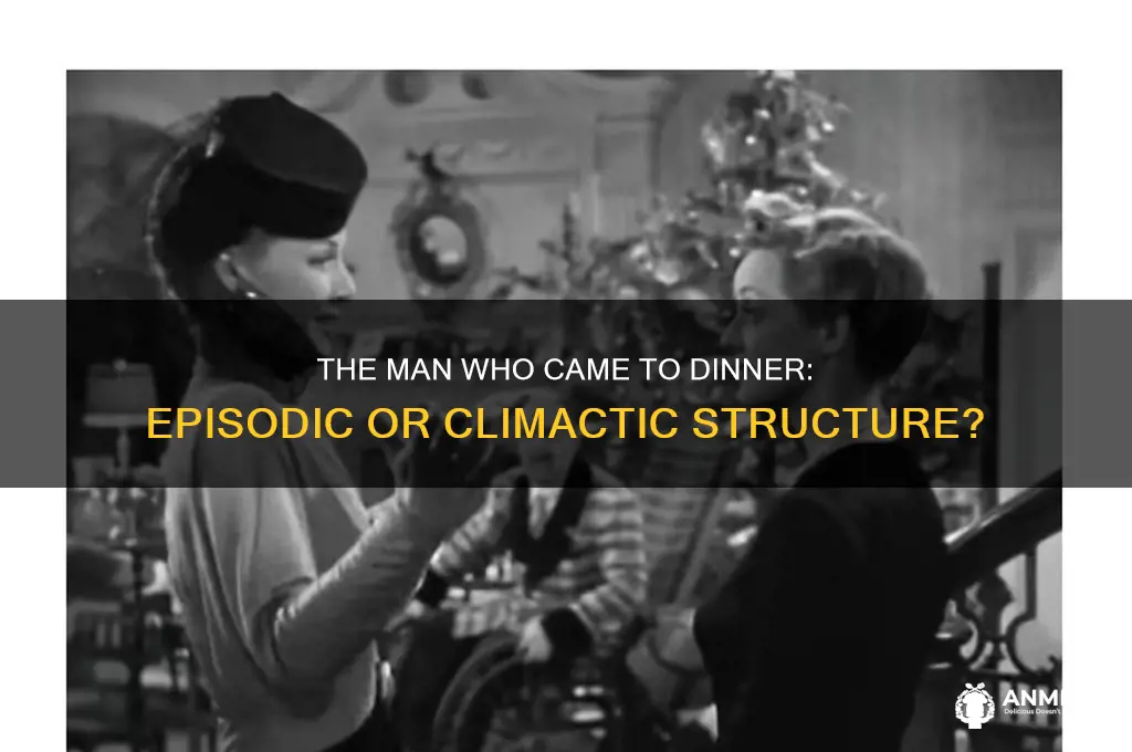 is the man who came to dinner episodic or climactic