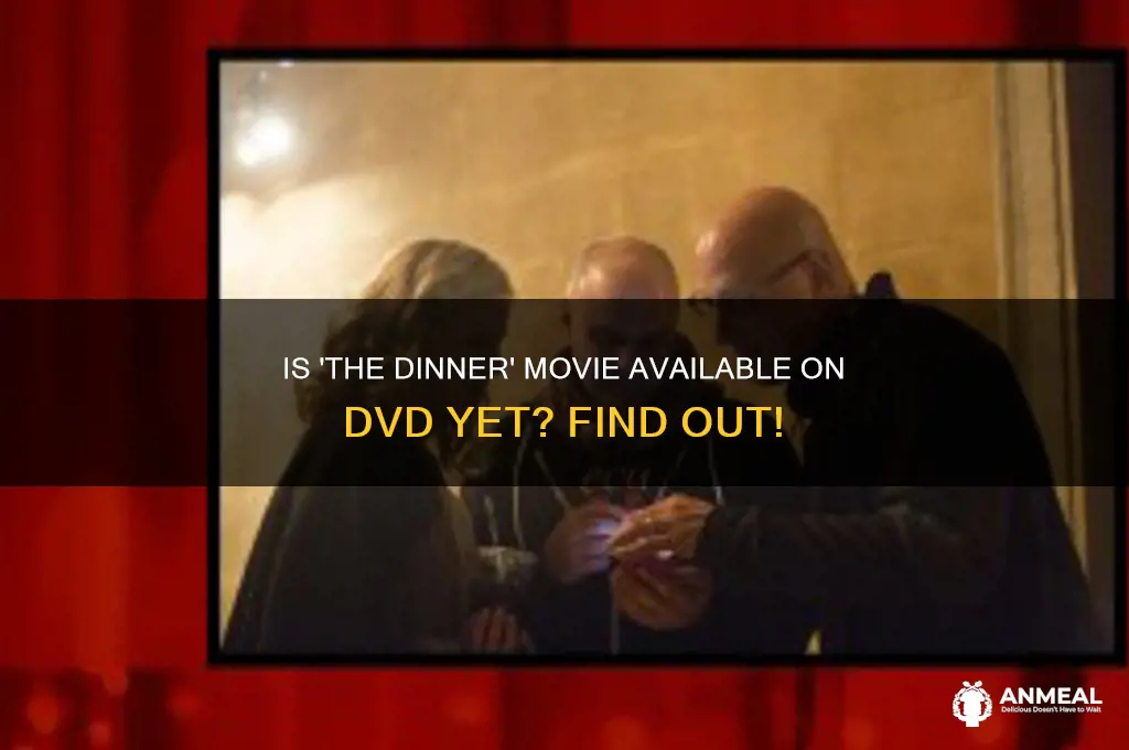 is the movie the dinner on dvd yet