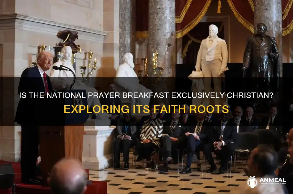 is the national prayer breakfast a christian event