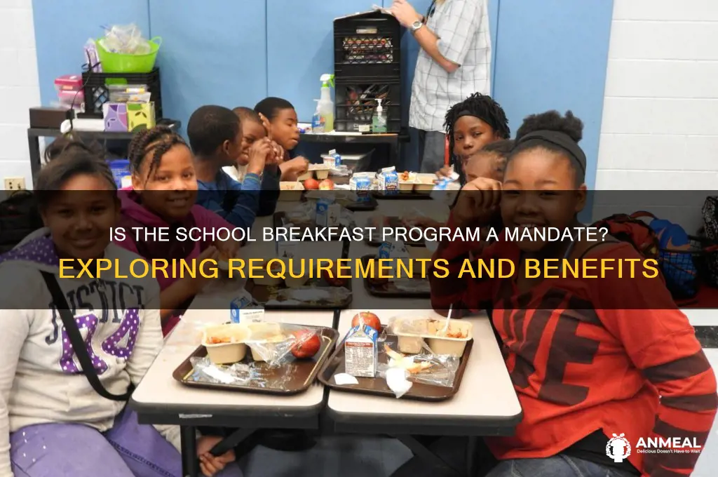 is the school breakfast program a mandate