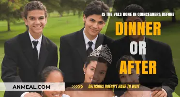 When to Dance the Vals at a Quinceañera: Before or After Dinner?