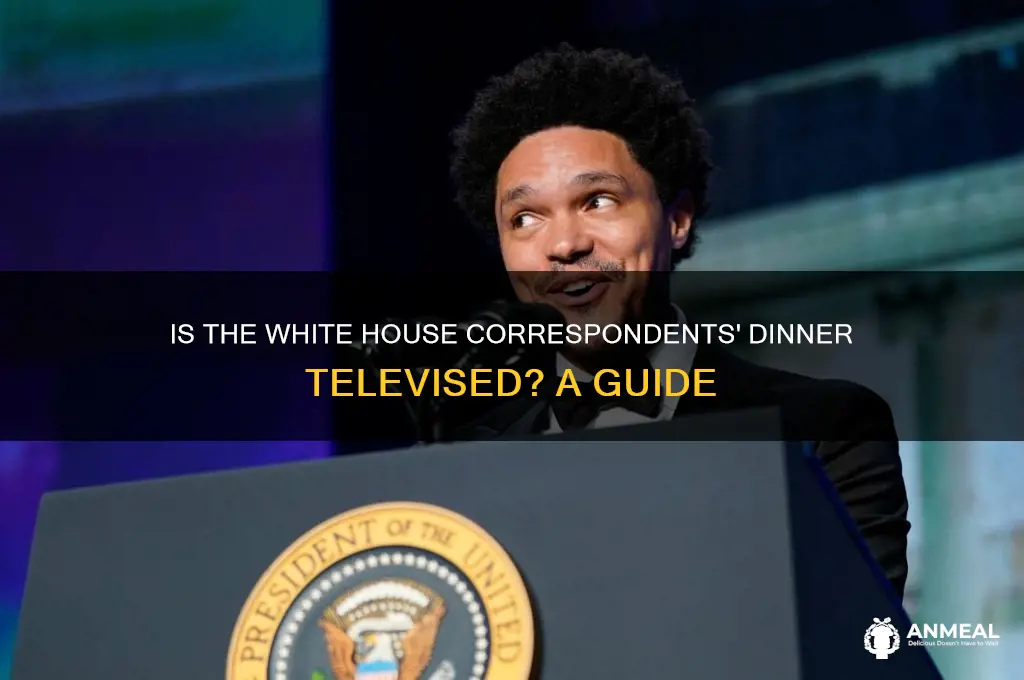 is the white house correspondence dinner televised