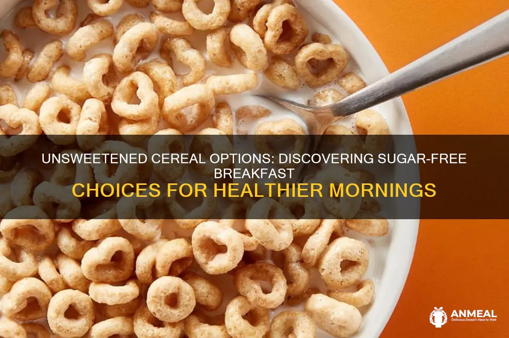 is there a breakfast cereal without sugar