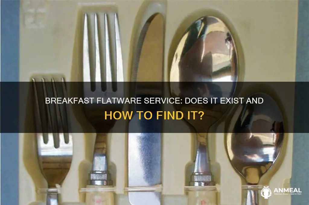 is there a breakfast flatware service