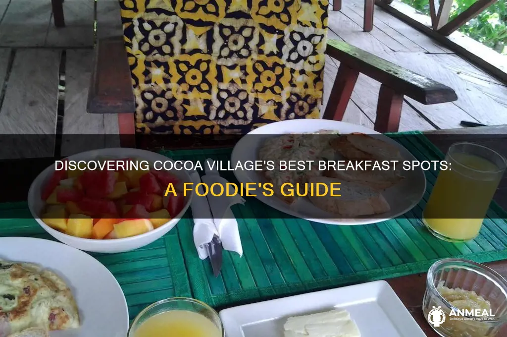 is there a breakfast restaurant in cocoa village