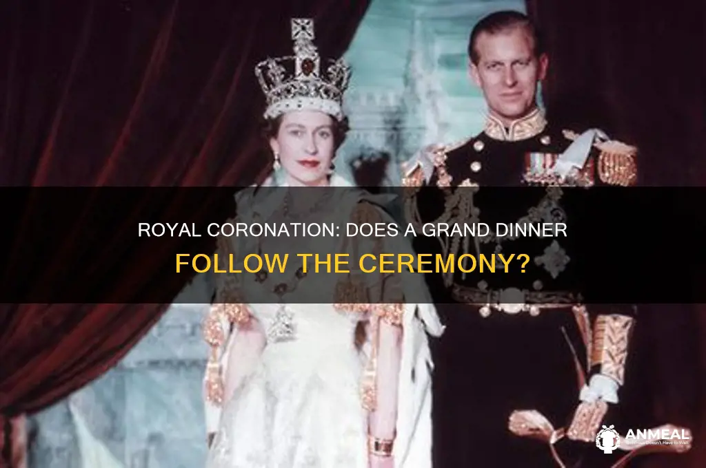 is there a dinner after the coronation