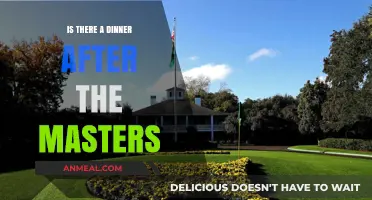Masters Dinner Tradition: What Happens After the Green Jacket?