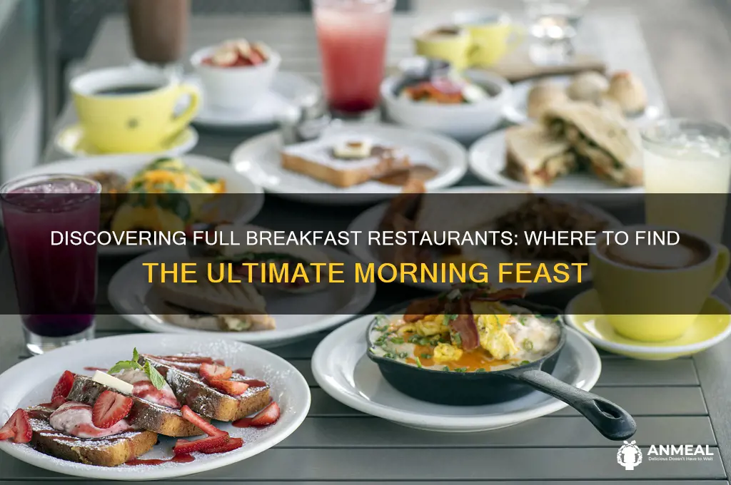 is there a full breakfast restaurant