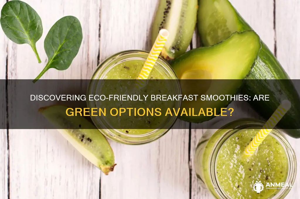 is there a green breakfast smoothie on the market