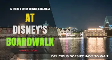 Disney's Boardwalk Breakfast: Quick Service Options for Early Risers
