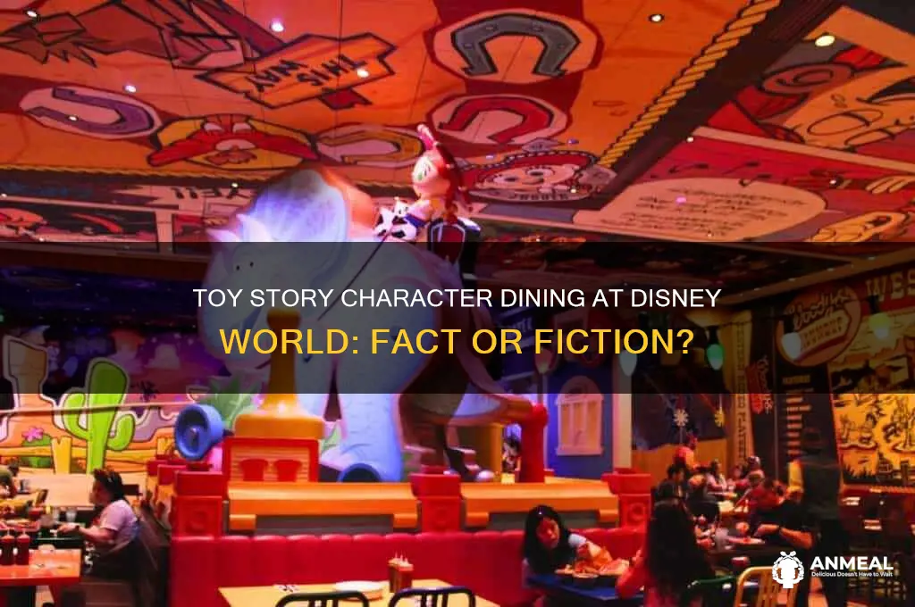 is there a toy story character dinner disney world