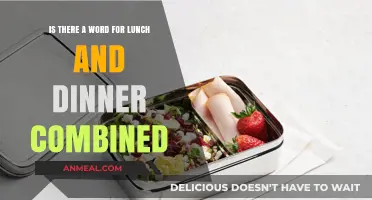 Lunch-Dinner Combo: Exploring the Word for a Merged Meal