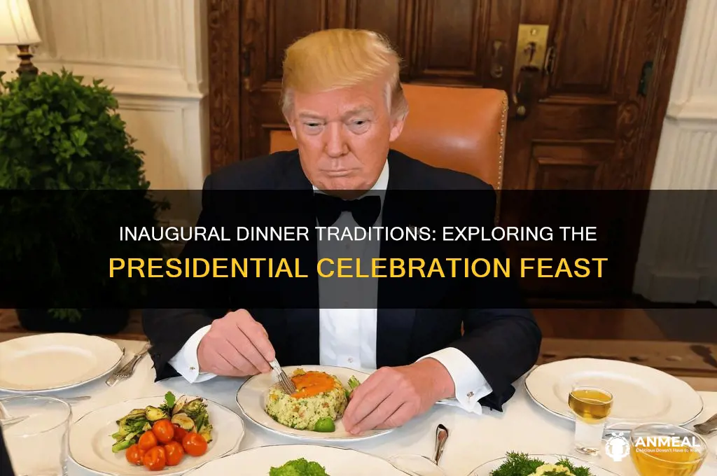 is there an inaugural dinner