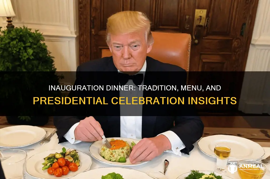 is there an inauguration dinner