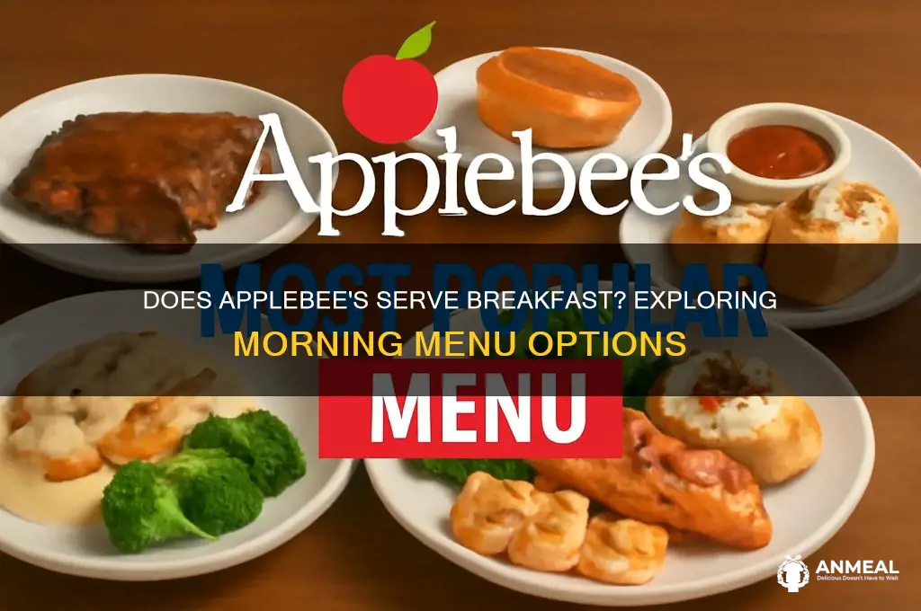is there breakfast at applebee