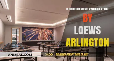 Breakfast Options at Live by Loews Arlington: What to Expect