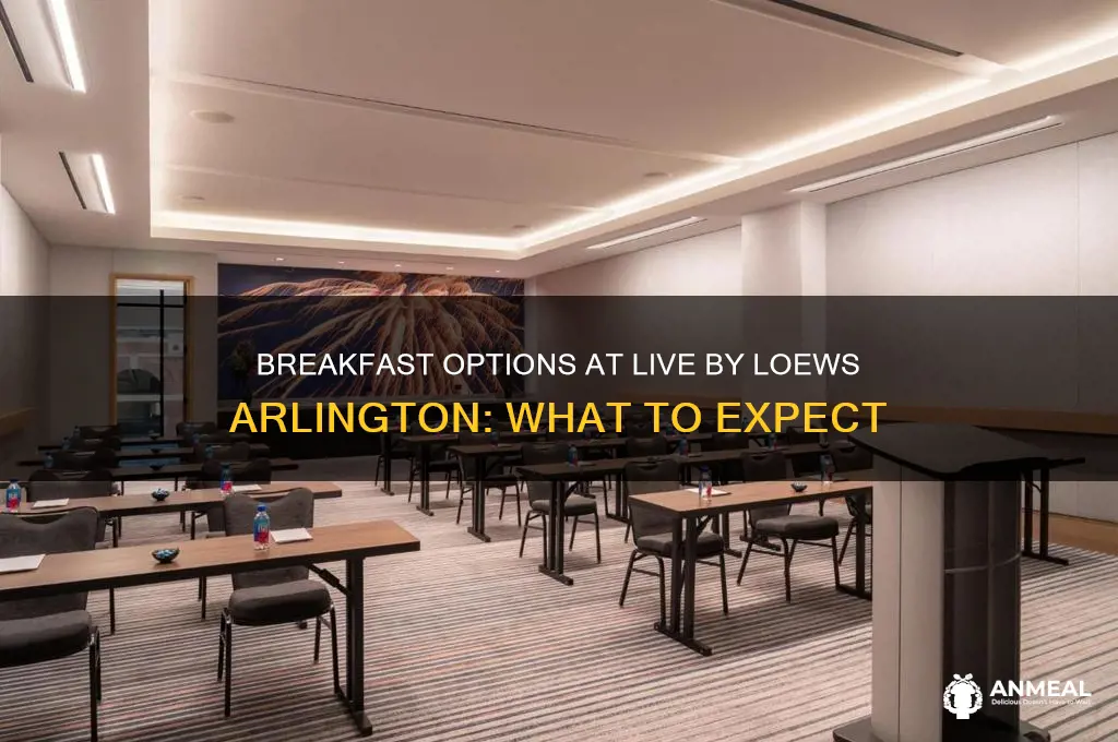 is there breakfast available at live by loews arlington
