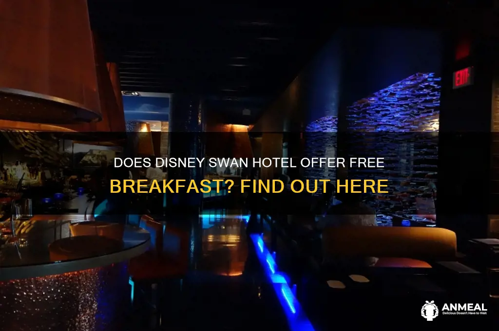is there complimentary breakfast at disney swan hotel