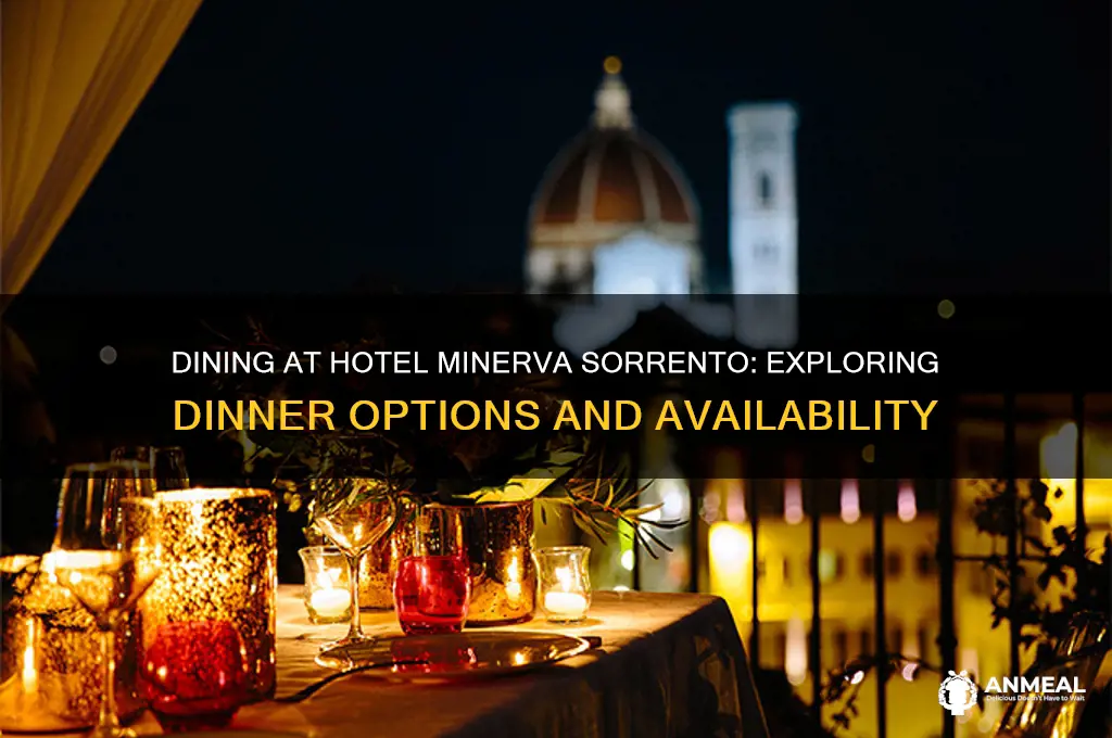 is there dinner at hotel minerva sorrento