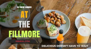 Dining at The Fillmore: Exploring Dinner Options at the Iconic Venue
