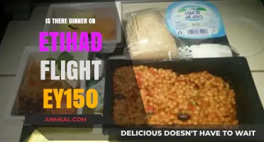 Etihad Flight EY150: Dinner Options and In-Flight Dining Experience