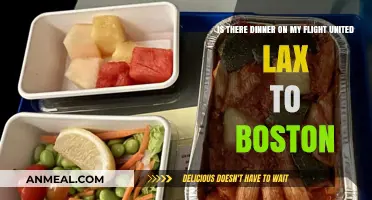 United Airlines LAX to Boston: Does Your Flight Include Dinner?