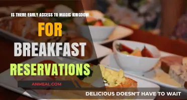 Early Magic Kingdom Breakfast Reservations: Access Tips and Tricks