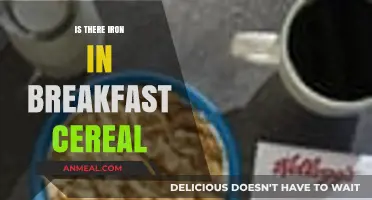 Iron in Breakfast Cereal: Uncovering the Truth About Your Morning Meal