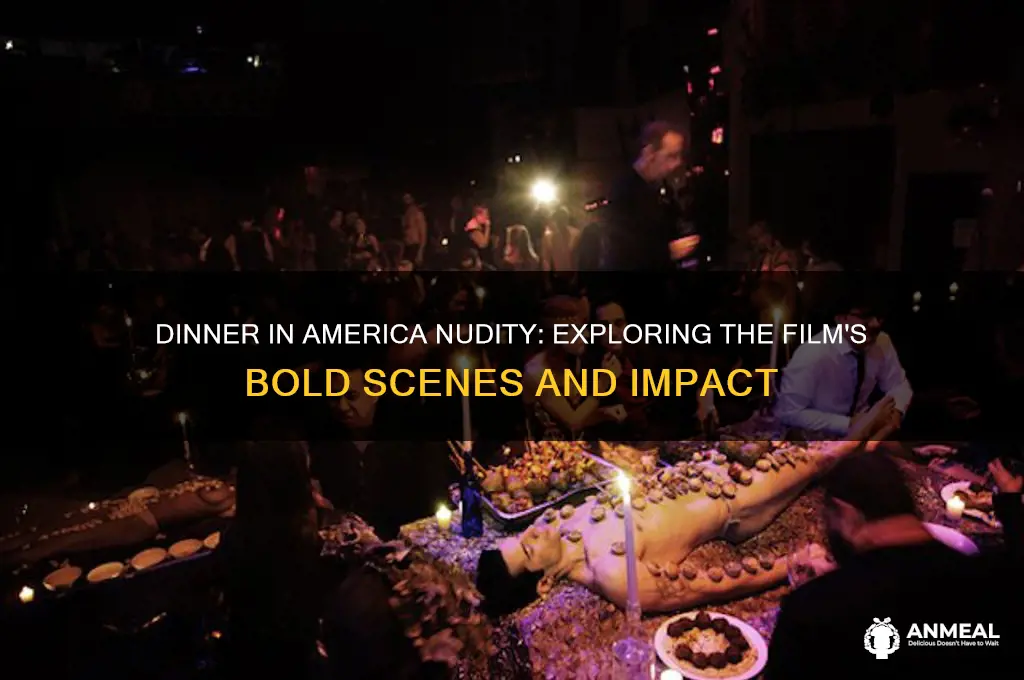 is there nudity in dinner in america