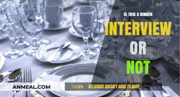 Dinner Interview Dilemma: Decoding the Invitation and Expectations