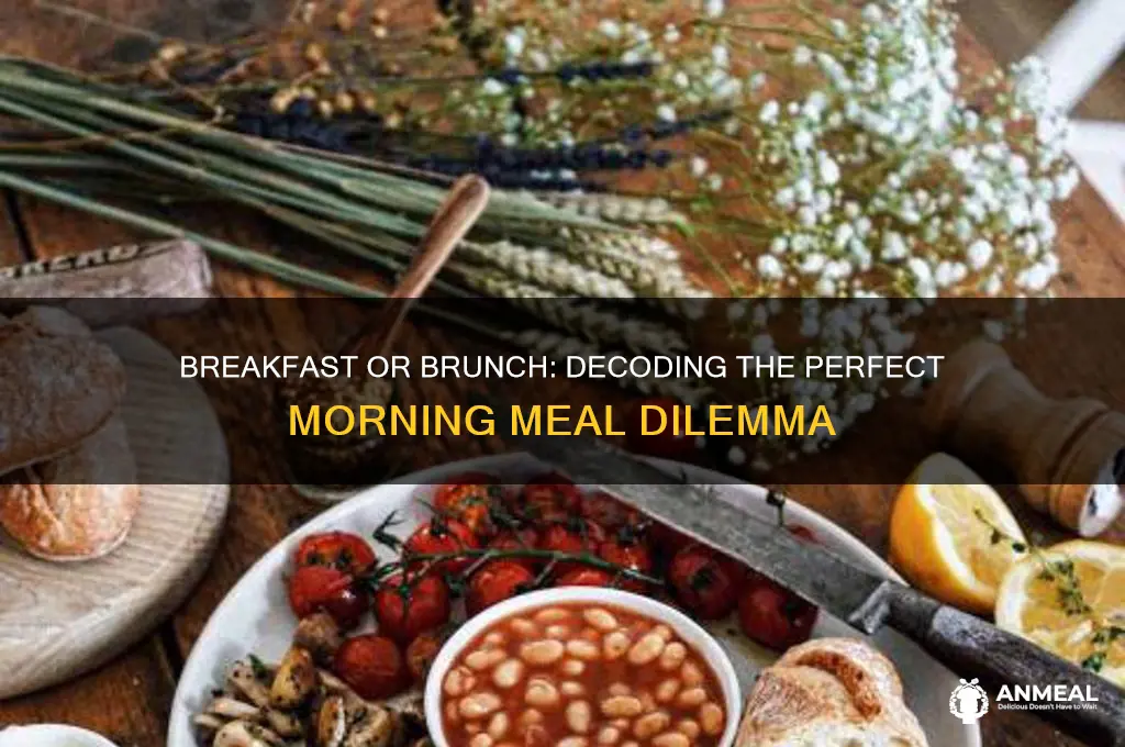 is this breakfast or brunch