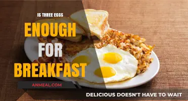 Are Three Eggs Sufficient for a Nutritious Breakfast?
