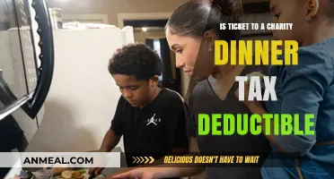 Charity Dinner Tickets: Tax Deductible or Not?